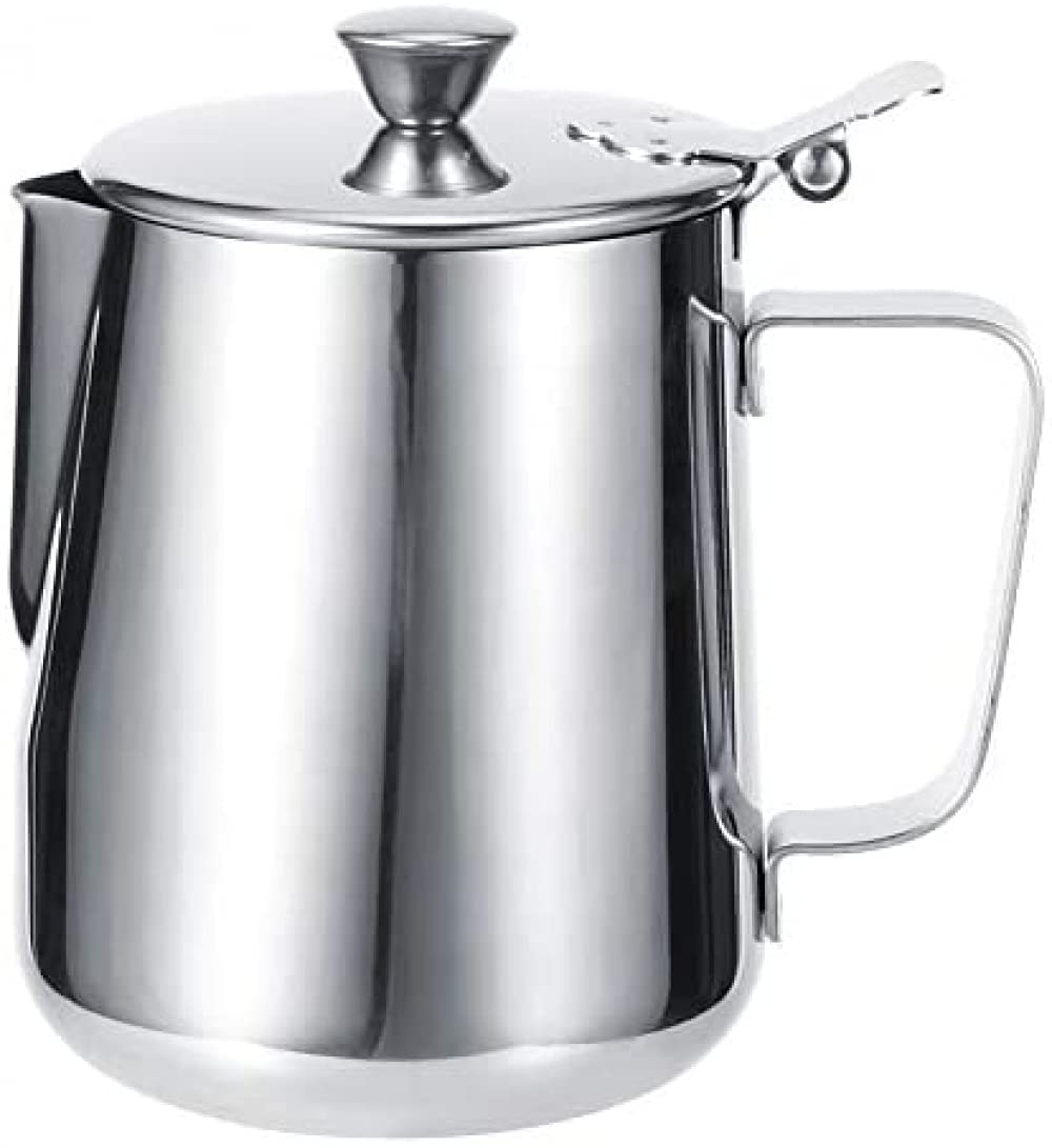 HOLIDYOYO Pot de boisson à base de plantes pour café, lait, eau, lait, bouteilles de lait, pichet avec couvercle en polypropylène rose