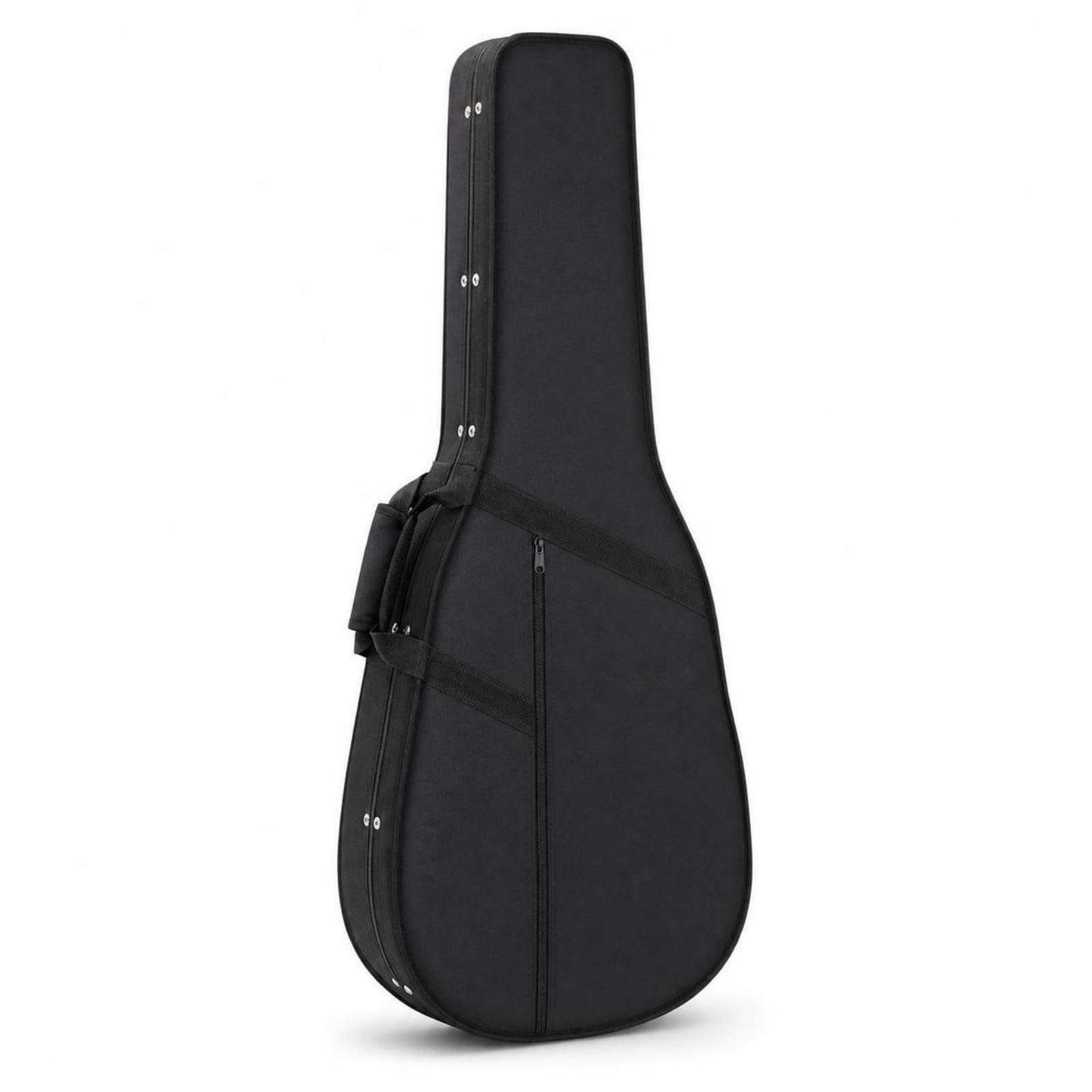 harayaa Estuche para Guitarra Funda Maletín Bolsa con Carcasa Resistente y Revestimiento Aterciopelado Cierre de Cremallera Asas, Funda De Espuma 38/39 Pulgadas Un Solo Hombro, 38/39 Pulgadas