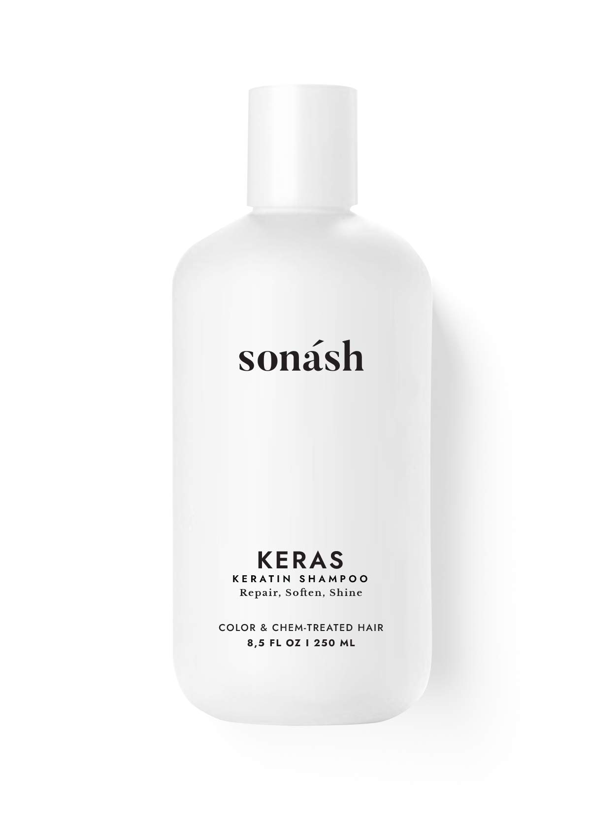 Sonash Keras Moisturizing Keratin Shampoo | Repairs Color & Chemically Treated Hair, Adds Great Amount of Moisture to Damaged or Dry Hair | Paraben Free, Sulfate Free, Cruelty Free