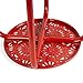 dar Living Daisy Metal Stool, Red (2-Pack)