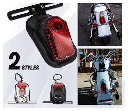 Feu stop moto rétro aux finitions soignées pour moto custom