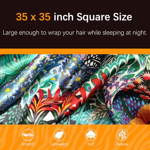 Like Silk Head Scarf for Women, Large Square Satin Scarf - Lavish Soft Fashion Accessory - Elegantly Packaged2