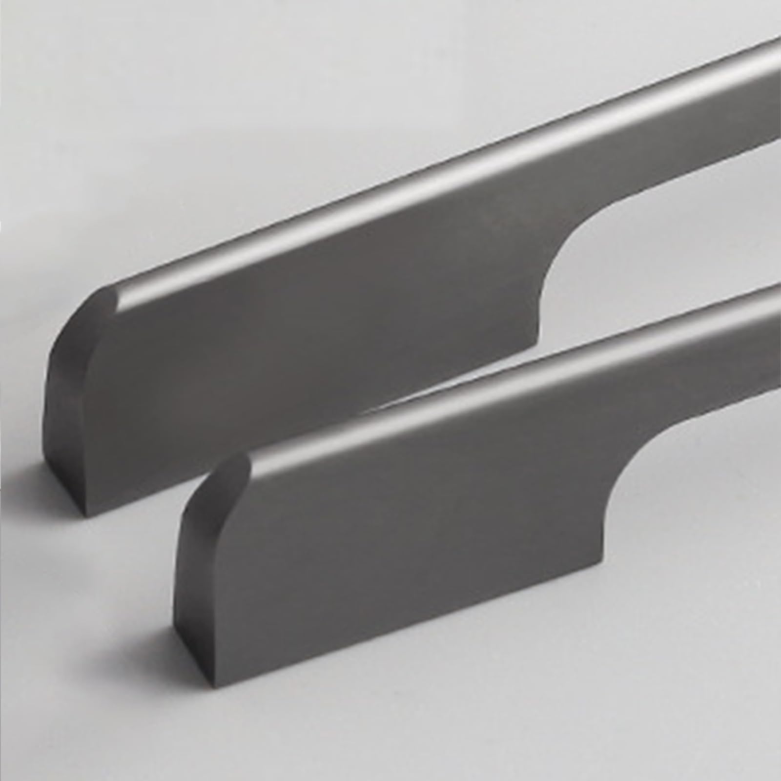 Griffe für Schränke Grau Lang,2 Griffe Küche Modern Massive Aluminium | Eloxierte Oberfläche Bügelgriff Lochzentren: 96 - 1160 mm Schubladengriff für Kleiderschrank Schublade Küche 960mm/37.8in