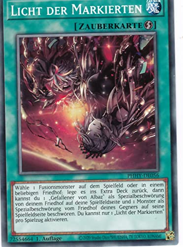 PHHY-DE056 - Licht der Markierten - Common - 1. Auflage - Deutsch - Photon Hypernova - mit LMS Trading Fieldcenter-Karte Yugioh