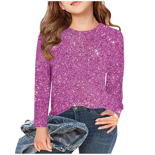 XINYUNZU Langarmshirt Mädchen Shirt Rundhals Mode Longsleeve Top...