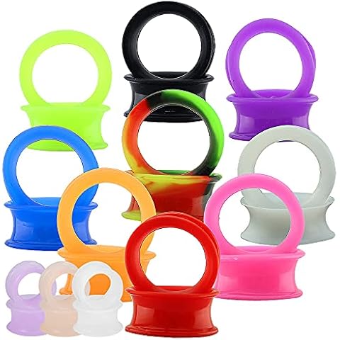 ZeSen Jewelry 12 Pairs Silicone Ear Plugs Cover
