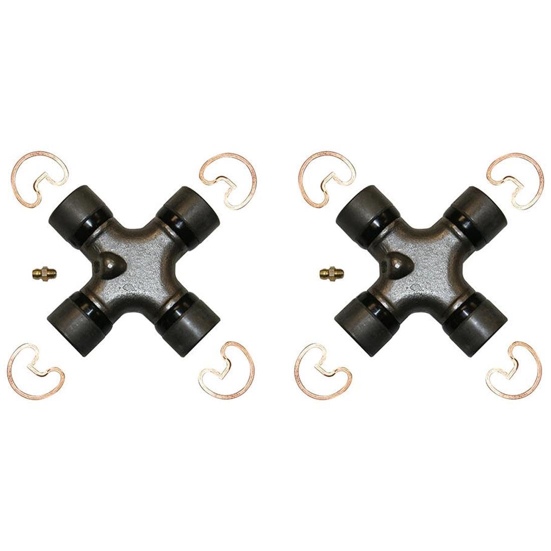 2X U-Joint Rear Shaft All Joints Automotive Replacement Universal Joints for Chevrolet Suburban 2500 for GMC Yukon XL 2500 2001