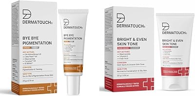 Bye Bye Pigmentation Cream 20g & Bright & Even Tone Face Wash with Niacinamide, Vitamin E and Kojic Acid 30g