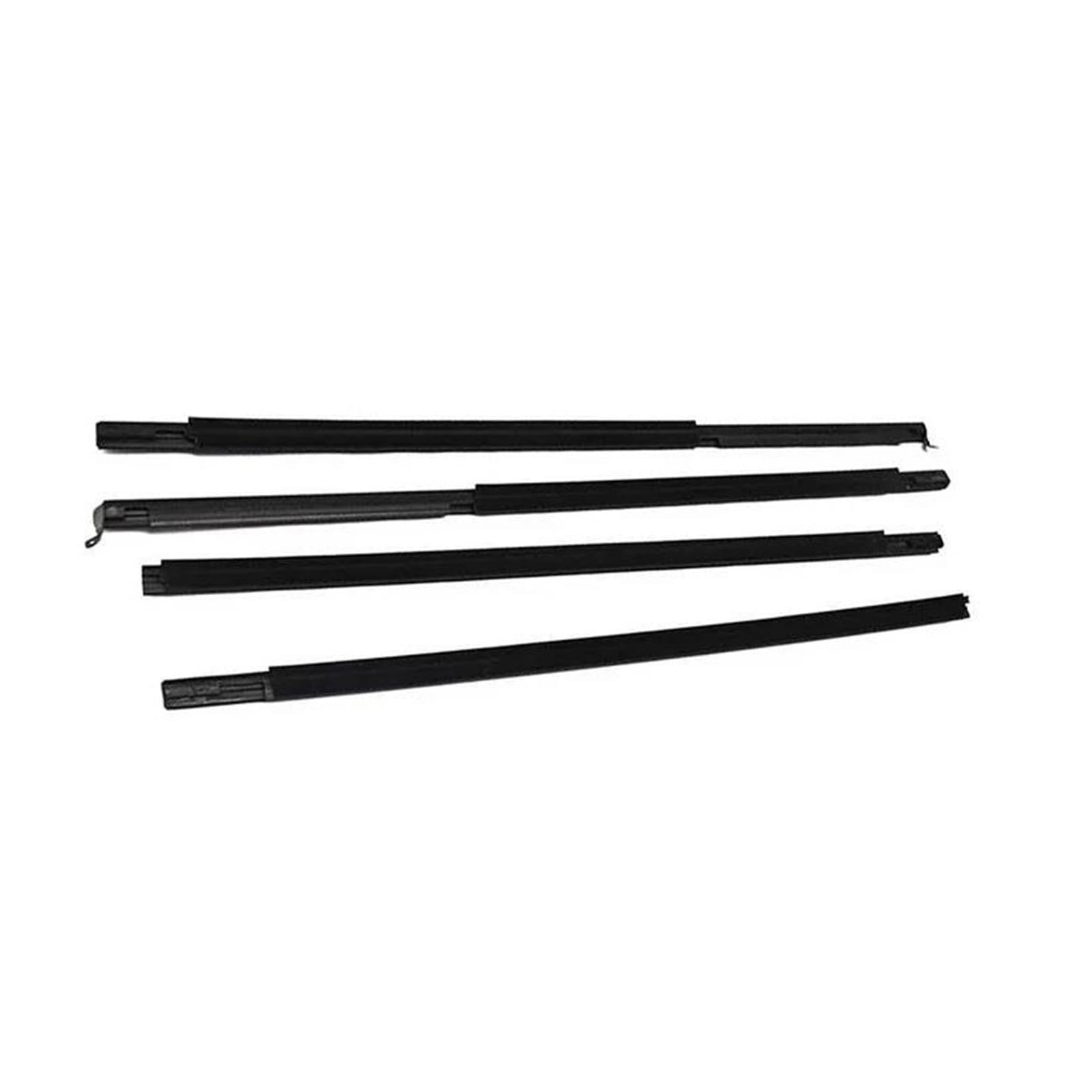 Snwdbh One Color 4Pcs Car Window Weatherstrip For Mitsubishi For Pajero For Montero V73 V93 V97 Rubber Trim Door Glass Seal Moulding Exterior Belt