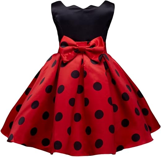 Hopscotch Girl's Fit And Flare Knee Length Dress