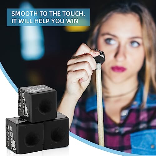 HMQQ Billiards Chalk (Black Set of 12)