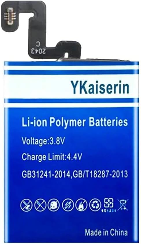 High-Performance 350mAh Series 6 S6 40mm (A2345) 0 Cycle Replacement Mobile Phone Battery Compatible for Apple Watch Series 6 / Watch S6 40mm A2345,Repair kit with Tools