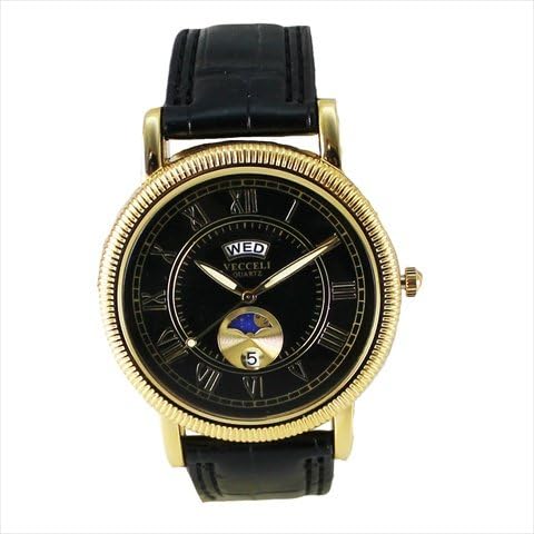 M-522 B Black Men Watch in Black Band