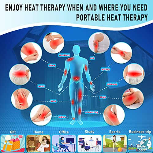 Hand Arm Heating Pad For Pain Relief, Large Heat Areas For Joints Pain Soreness,Heated Wrap For Wrist Ankle Elbow Knee And Leg,2 Hrs Auto-Off 3 Heat Settings,78.7 Extension Cord #TOP3