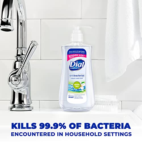 Image of Dial Antibacterial Liquid Hand Soap, White Tea, 11 Fl Oz (Pack of 2)