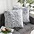 Uhomy 2 Packs Home Decorative Luxury Series Super Soft Faux Fur Throw Pillow Cover Cushion Case for Sofa or Bed Gray Ombre 18x18 Inch 45x45 cm