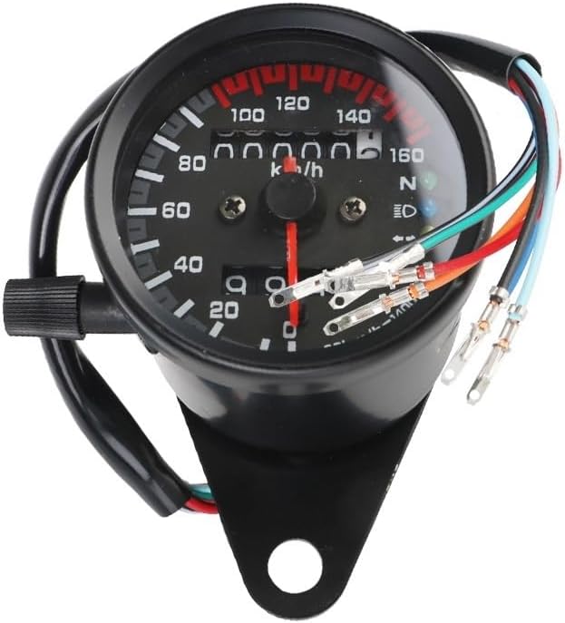 Odometer Speedometer Odometer Gauge With Signal Light Universal Backlight Indicator For Motorbike 12V Motorcycle Speedometer