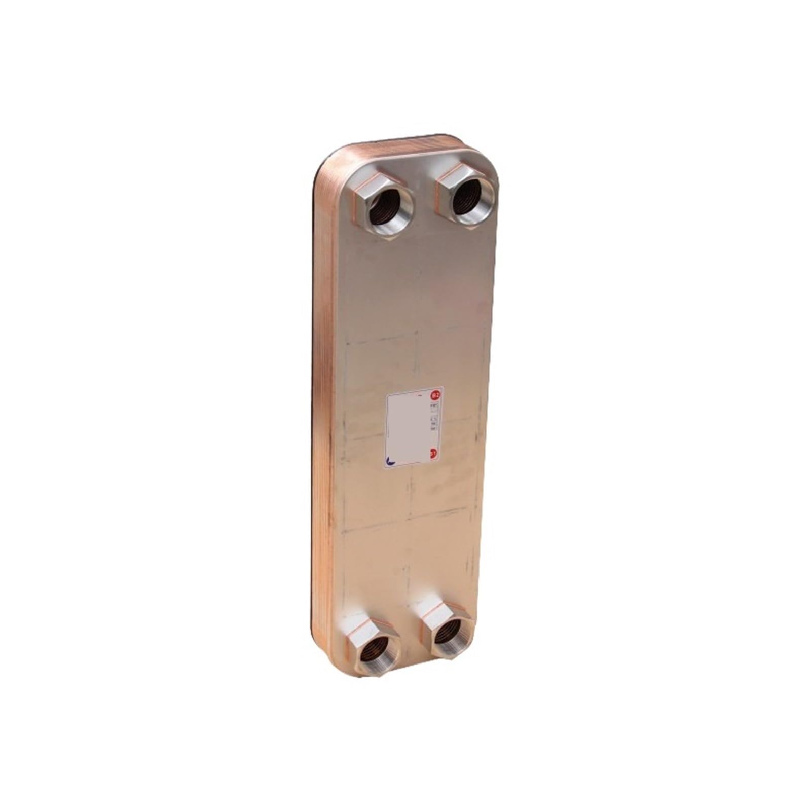 Domojt K200-40 Plate Heat Exchanger K200 Stainless Steel Brazed Plate Heat Exchanger Plate Cooler(K200-40)