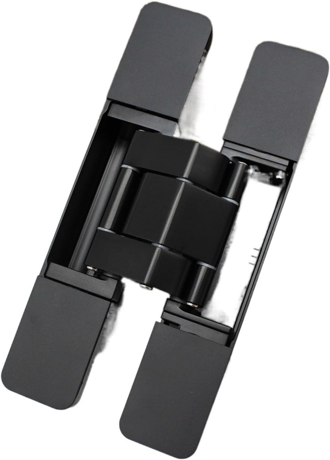 ARWANG invisible hinge Heavy Duty Door Adjustable Concealed Square Square Door Hinge Degree Mute Cross Hidden Hing (Color : Sliver, Size : 100kg)