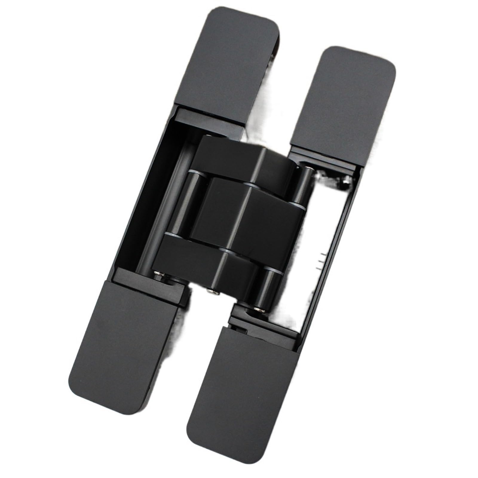 ZOLULA Hinges Heavy Duty Door Adjustable Concealed Square Square Door Hinge Degree Mute Cross Hidden Hing (Color : Sliver, Size : 100kg)