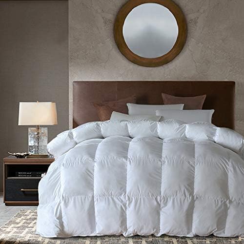 Down Different Comforter King Dimension All Season Cover Insert, Extremely Gentle Double Brushed Microfiber Quilt Cowl, Baffled Field Stitched with Nook Tabs, White Coloration