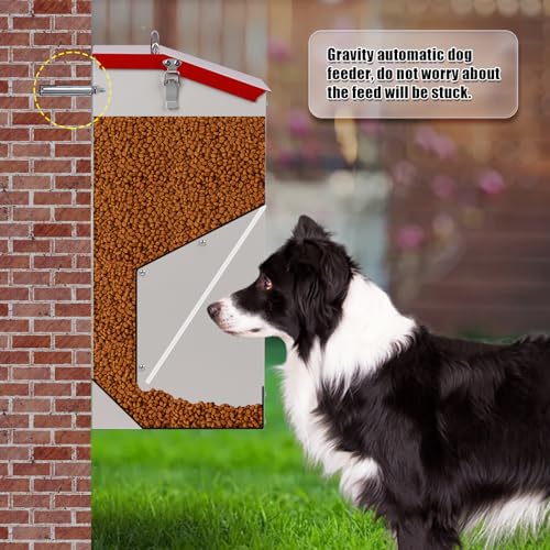 Khearpsl LARGE Breed Dog Food Dispenser For Large Dogs, 25Lbs Outdoor Pets Feeder Gravity Food Feeder thumb #5
