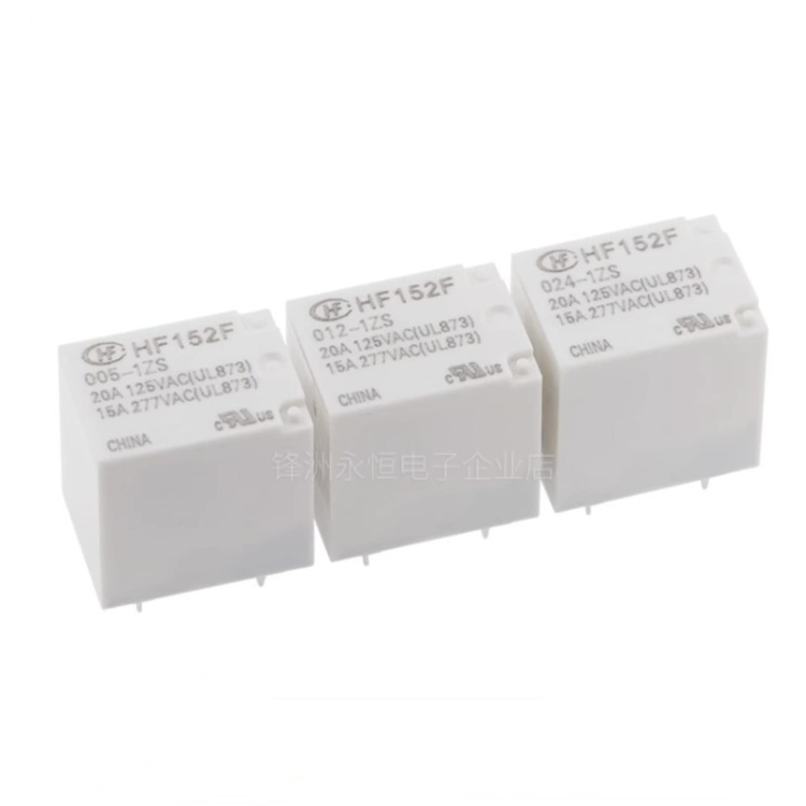 Relais HF152F / HF152F-T - 2 Pièces - 5V 9V 12V 24V 48V DC - 4 Broches