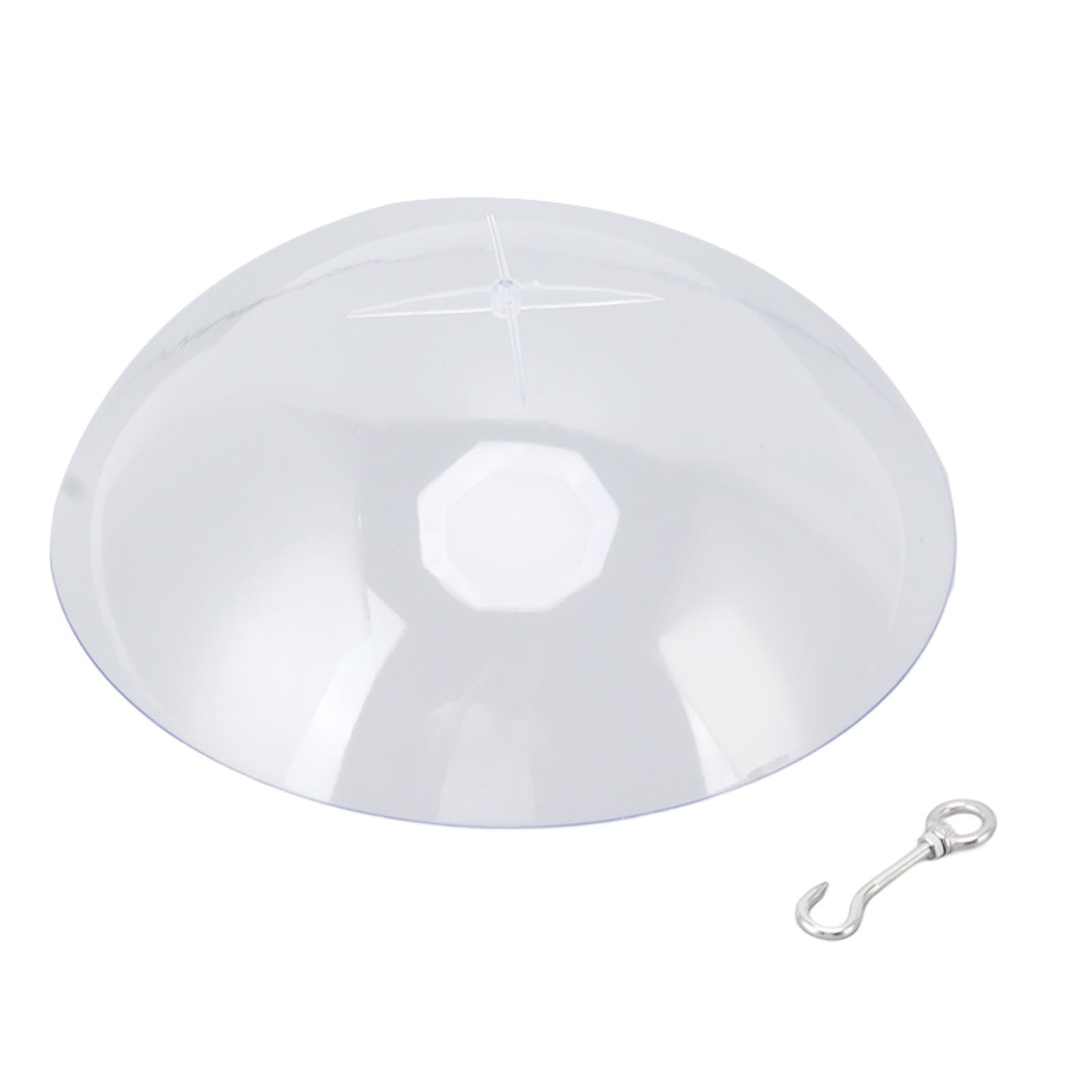 Protector de Comedero para Pájaros Colgante para Exteriores con Diseño de Cúpula a Prueba de Ardillas, Protector de Comedero para Pájaros Transparente Acrílico de Alta Resistencia