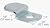 CRL Offset Mirror Clip for 1/8" Glass - Pack of 4