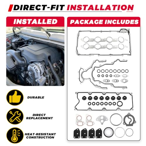 Image of HS26191PT Engine Cylinder Head Gasket Set Fit for Chevy GMC 2002-2011
