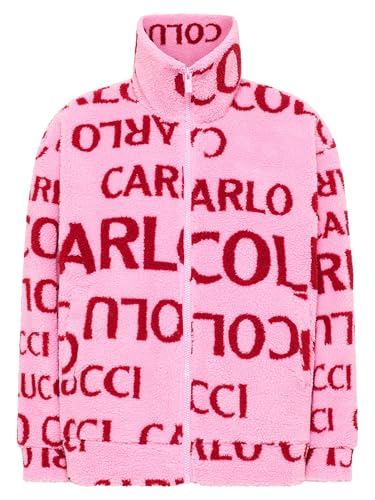 Carlo Colucci Teddy Jacke Rosa XL