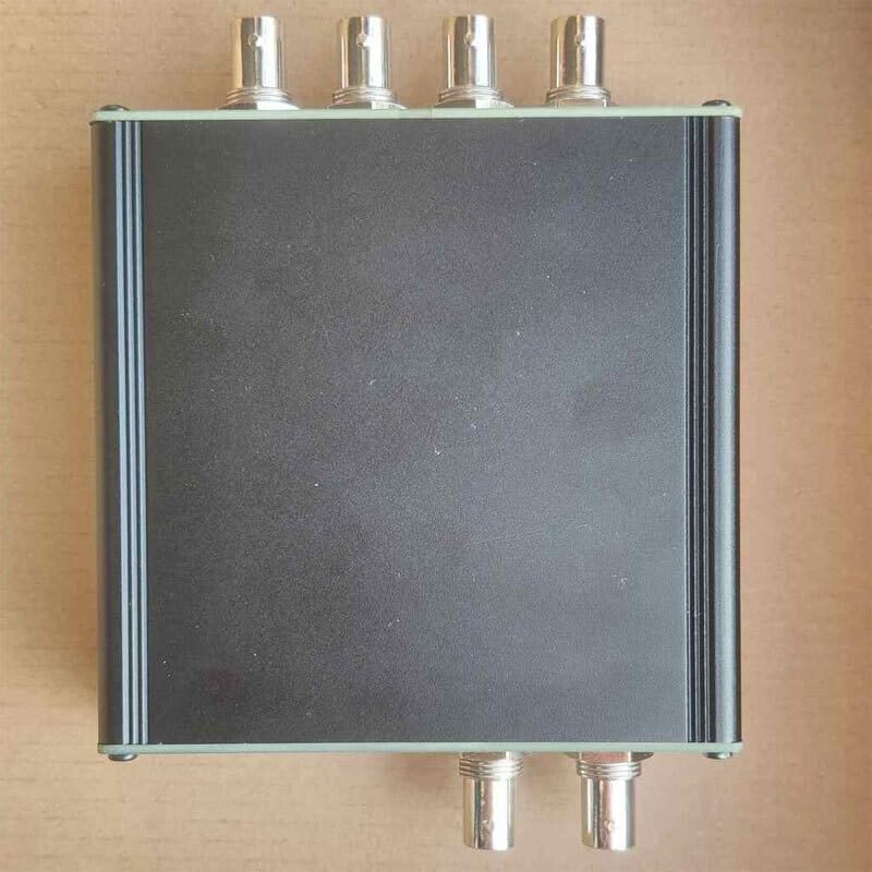 Contador de frecuencia de alta precisión de 4 canales 1 Hz-250 MHz, resolución de 11 bit/s, comunicación USB, entrada de referencia de 10 MHz0