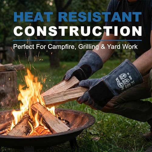 RAPICCA Fireplace Fire Pit Gloves