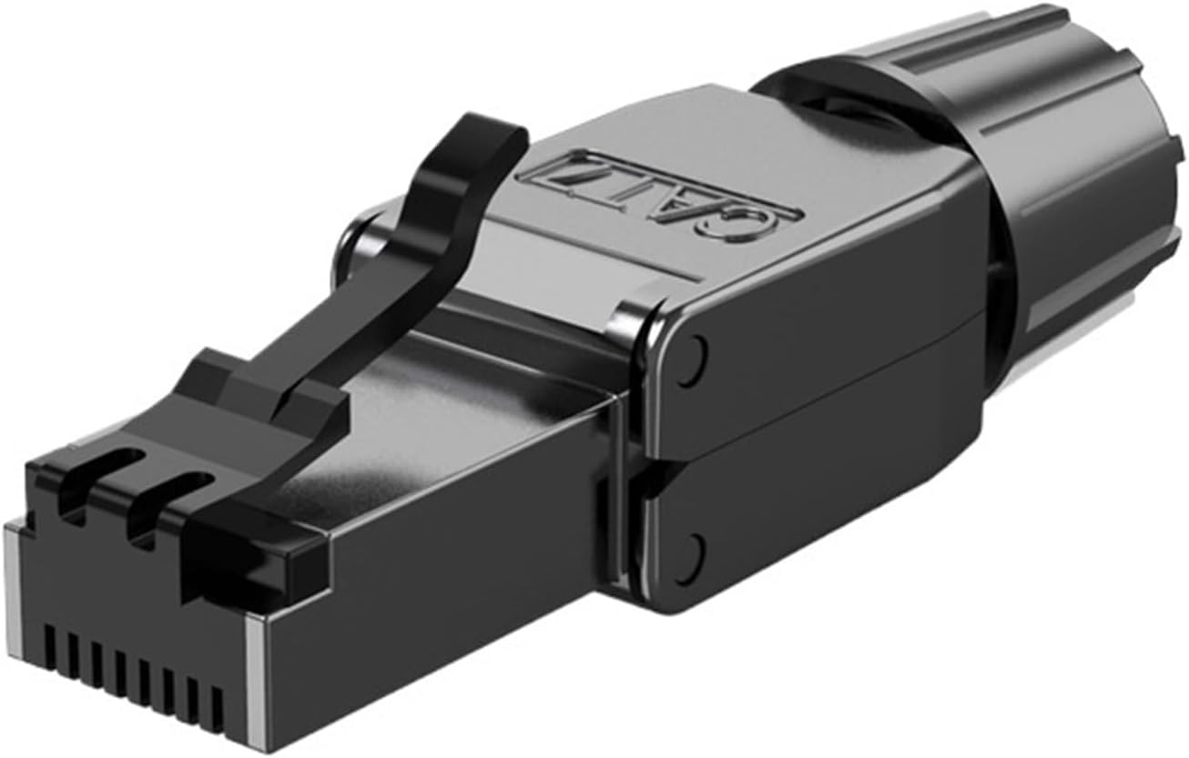 1pcs Cat8 Cat7 Cat6a Connector RJ45 Tool-free Industrial Ethernet Simple Jack Shielded RJ45 Modular Termination(CAT7 STP)