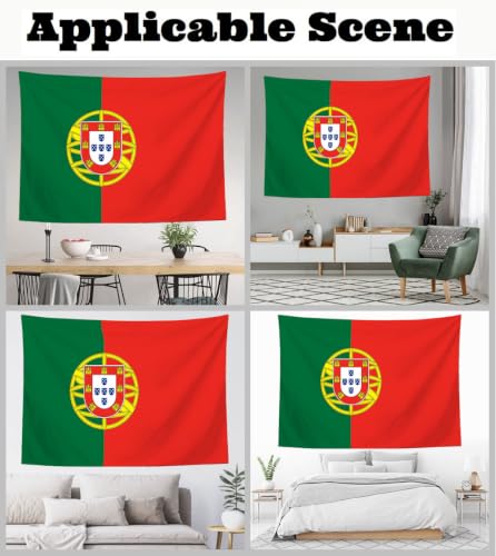 Tapisserie rouge vert drapeau portugais décoration murale - 5