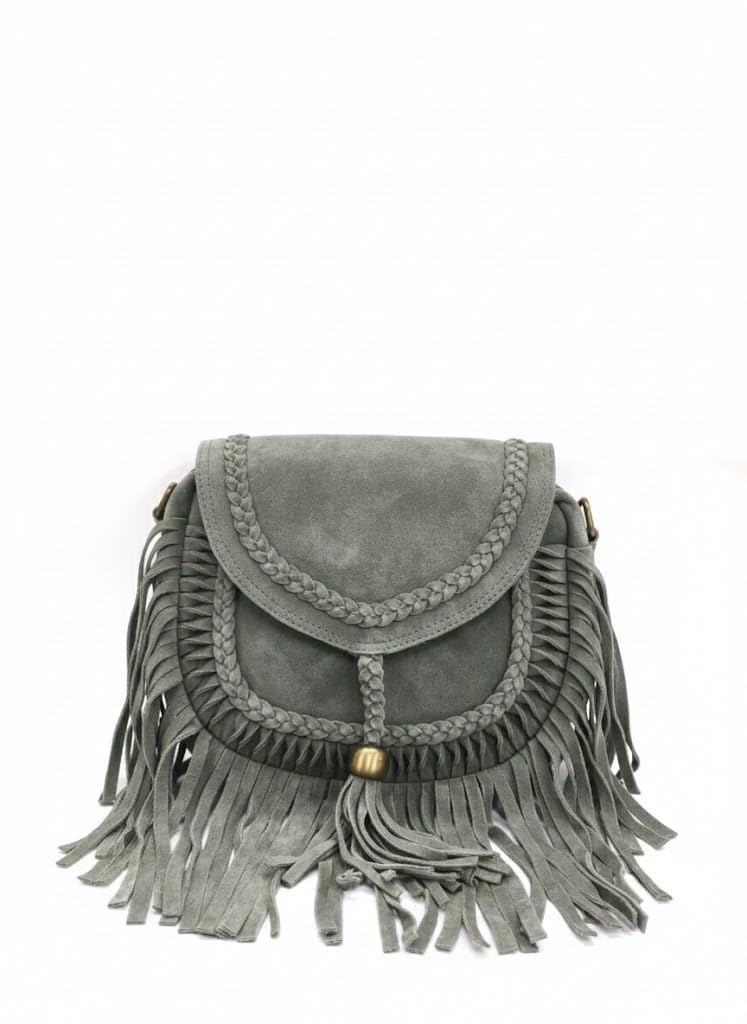 hide soul Women’s Fringe Sling Bag, Crossbody Purse with Braided Flap Closure, Boho Style Shoulder Handbag for Daily Use, Travel, Party & Casual Wear, Lightweight Fashion Bag-picture-22
