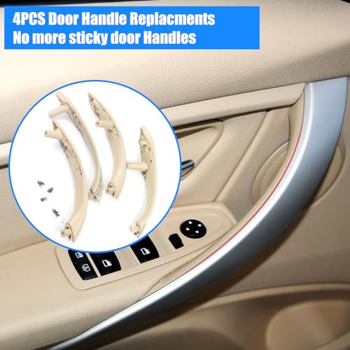Image of Jaronx for BMW Door Handles Replacement for 320i,325i,328i,330i,335i,340i | F30 /F31 /F80 M3, 4PCS Driver Side and Passenger Side Interior Door Pull Handle Replacement(NOT for 4 Series)