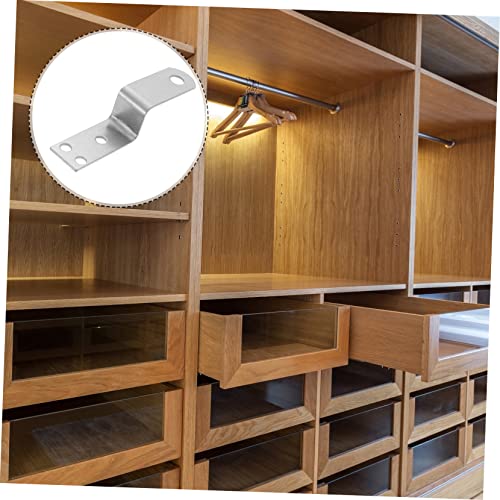 Image of 20pc Iron z Clips for Table Tops Countertop Support Brackets Picture Hanging Hardware
