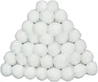 Bolas de filtro | Meio filtrante de piscina, bomba de substituição eficiente para lagos de água limpa e lagoas externas