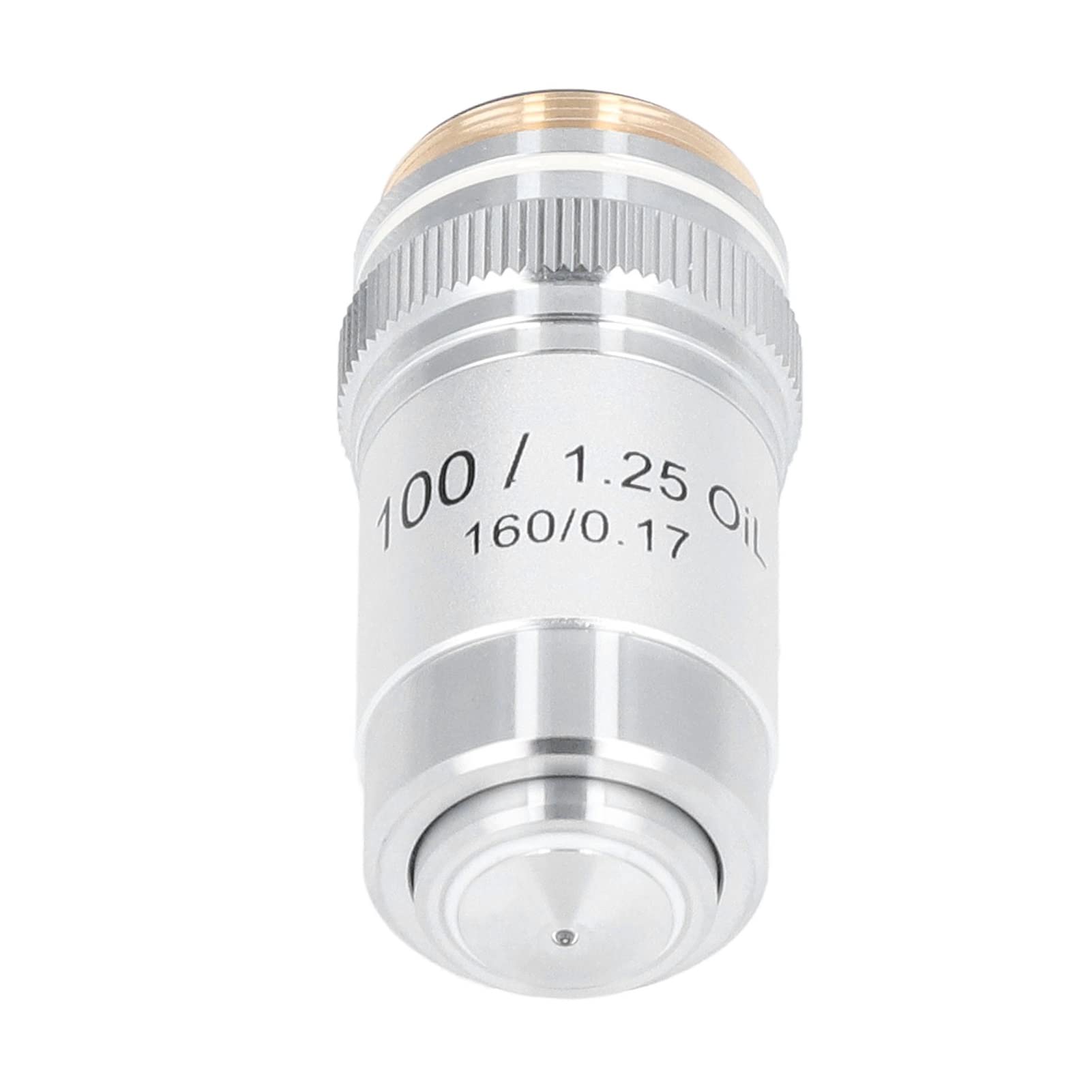 Achromatic Objective Brass Achromatic Objective, 100X Objective Achromatic Objective 100X Objective Microscope Objective 100X Objective Plated 100X High Power Microscope Lens