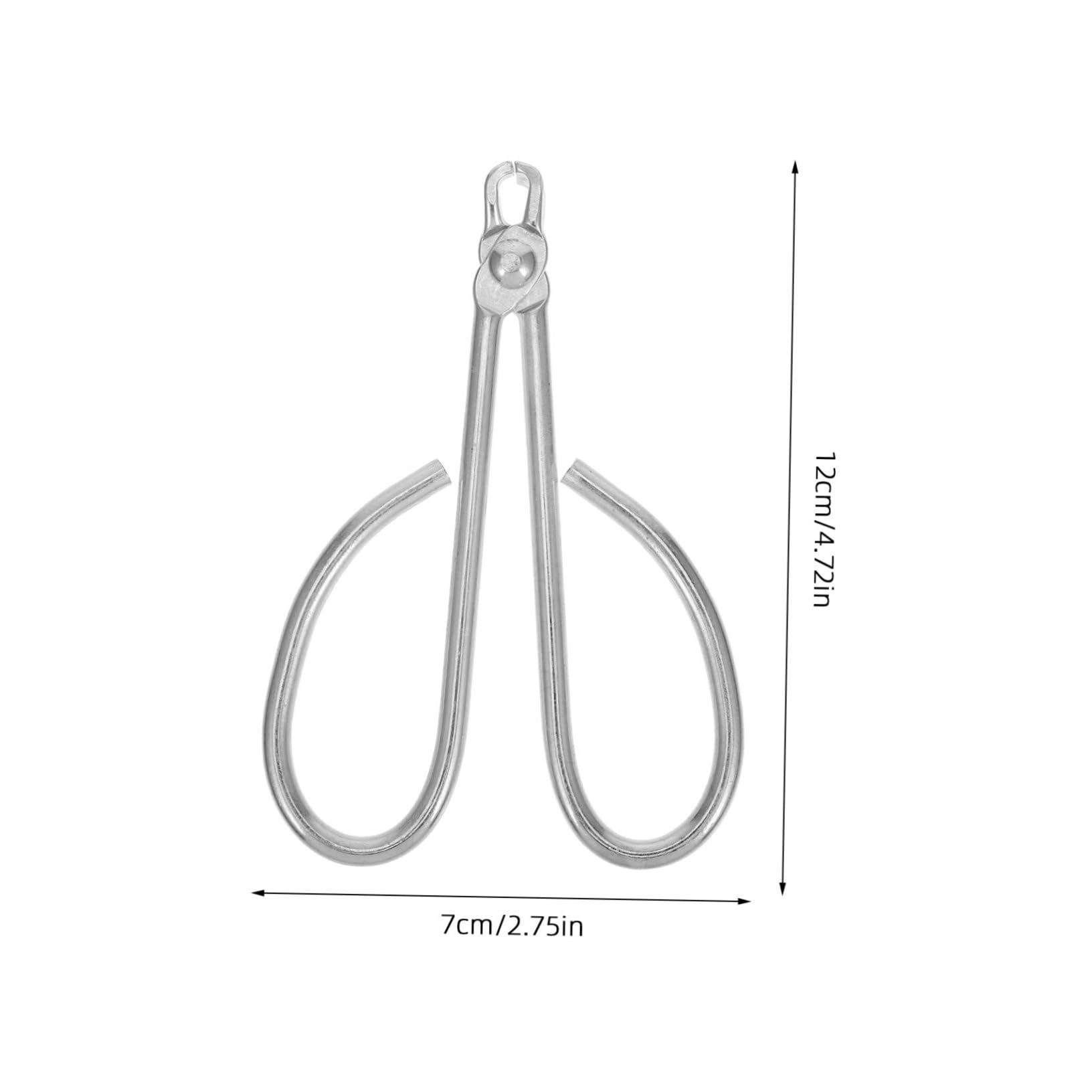 PRETYZOOM Chestnut Peeler Peanut Sheller Opener Nut Clip Opener Tool Stainless Steel Pliers for Nut Shelling