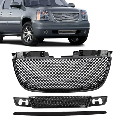 JX RACING Front Upper Lower Grille and Hood Molding Trim Compatib...