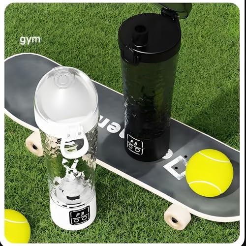 KEAIDUO Electric Protein Shaker Bottle, 700ml/24oz Mixer Cup for Shakes and Meal Replacements, BPA Free, USB C Rechargeable Portable Shaker Cups White - Image 5