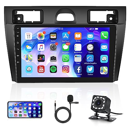 2️⃣【GPS Navigation & WIFI & Android Sistema】 Si tratta di un'autoradio per Ford Fiesta Mk5 2 din con sistema Android. Navigazione GPS e WIFI integrati, gli utenti possono acquistare la navigazione offline direttamente da Play Store. Dopo la connessione WLAN, è possibile utilizzare perfettamente Google Maps, per andare ovunque e non perdersi più. Inoltre, è possibile scaricare il software desiderato dall'App Store, ad esempio Waze, Youtube, ecc.