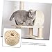 UPKOCH 1Roll Durable Sisal Cat Tree Rope Natural Replacement for Scratching Posts for DIY Projects Wear Resistant Design for Cat Trees and Scratch Boards