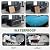 Patio Furniture Set Cover, Outdoor Sectional Sofa Couch Set Covers Waterproof, Garden Dining Table Chair Set Cover 120" L x 90" W x 35" H Black