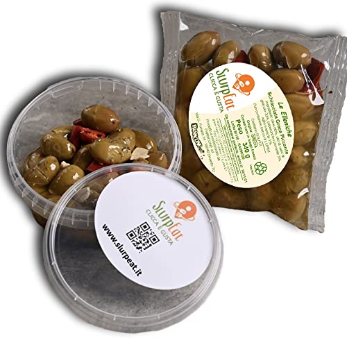 Francone Olive Greche Verdi Schiacciate Piccanti