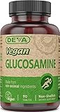 DEVA Vegan Vitamins Glucosamine Tablets, 90-Count Bottle