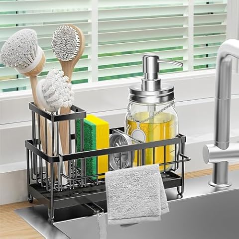 Porte-éponge DMJWAN en acier inoxydable Cover