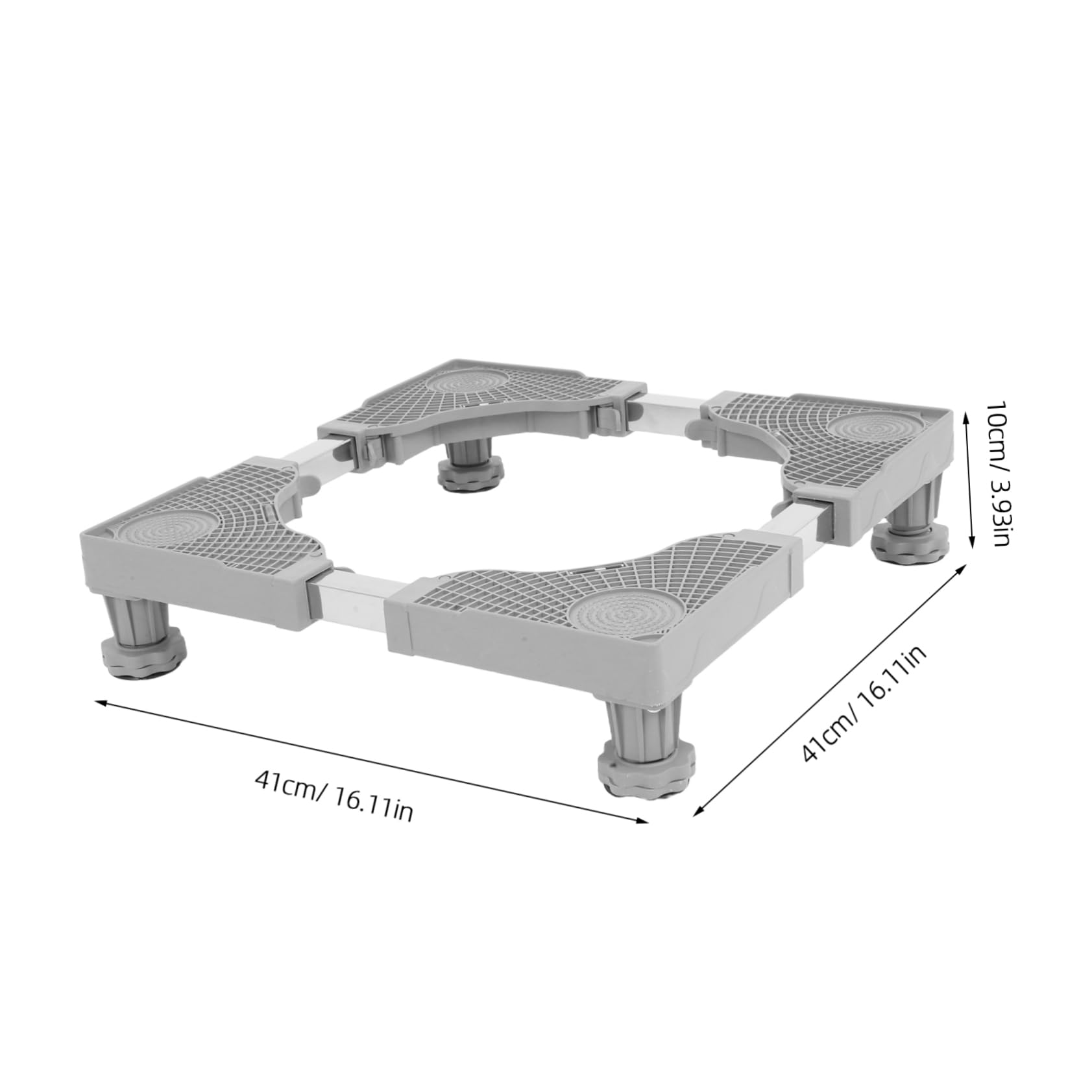 Cabilock Soporte Ajustable Para Lavadora Base De Electrodomésticos Pedestal Antivibración Frenado Estable